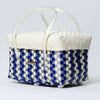 Stylish new-age handwoven half basket with lid