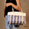 Stylish new-age handwoven half basket with lid
