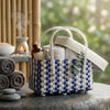 New‑Age Fancy Half Basket with Lid – Stylish Compact Carrier