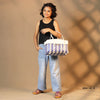 Stylish new-age handwoven half basket with lid