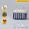 New‑Age Fancy Half Basket with Lid – Stylish Compact Carrier