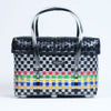 Elegant handwoven fancy half basket with lid