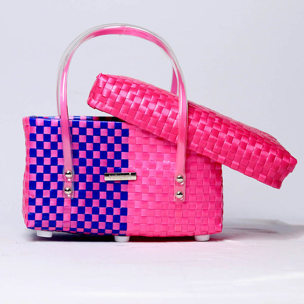 Durable multipurpose half basket with lid