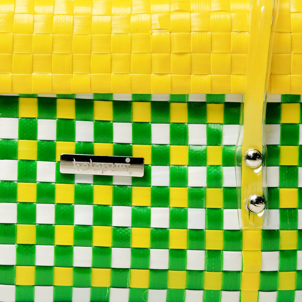 Multicolour Half Basket with Yellow Lid – view 3