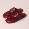 Women's Cherry Red T-Strap Sandals
