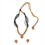 Traditional Chandramukhi Mangalsutra with Intricate Detailing