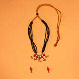 Chandramukhi Red Mani Pendant Mangalsutra