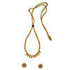 Handcrafted Kolhapuri Special Saaj Thushi Necklace for Ethnic Wear with earing