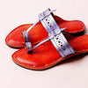Kids Tiny Tevar Kolhapuri handmade leather sandal