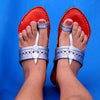 Kids Tiny Tevar Kolhapuri handmade leather sandal