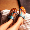 Baal Tarang Kolhapuri kids handmade leather chappal