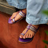 Dhum Dhadaka Kolhapuri kids artisan-made leather sandal