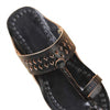 Kids Black Designer Kolhapuri Chappal