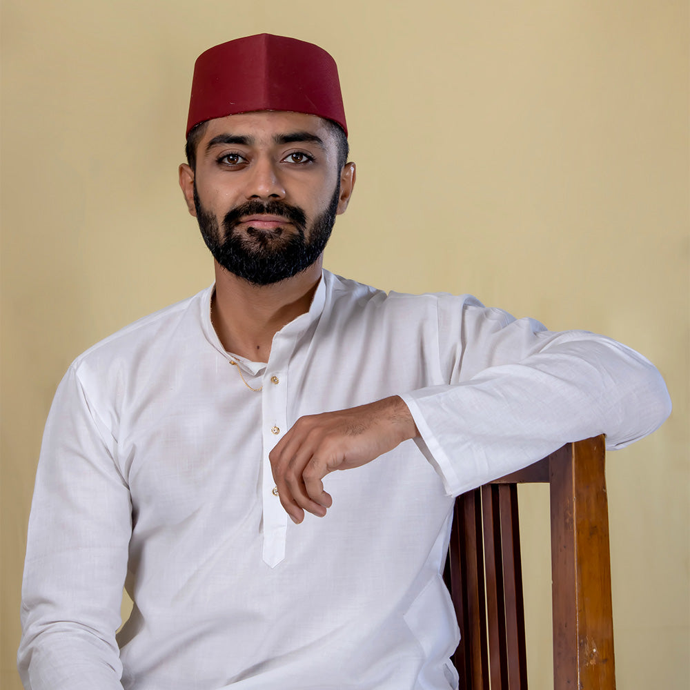 Brown Classic Gandhi Topi - Timeless Traditional Cap