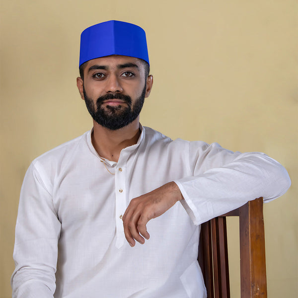 Blue Classic Gandhi Topi