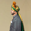 Readymade Green Saree Pheta – Green Saree Headwear