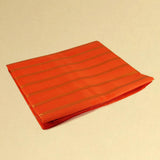 Plain Orange Unstitched Stripes Pheta