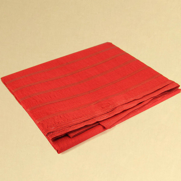 Red Polyester Pheta Fabric – Traditional Turban Cloth