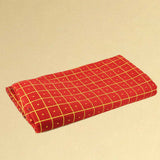 Unstitched Red color with square Stripes Pheta