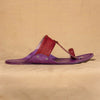 Beet Red Fusion – Daring Color Pop Kolhapuri for Men