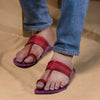 Beet Red Fusion – Daring Color Pop Kolhapuri for Men