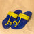 Men's Genuine Leather Kolhapuri Chappal - Royale Blue Lemon Aura
