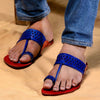Red & Blue Regalia – Festive Kolhapuri with Royal Touch