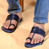 Royale Navy Blue – Men’s Spectrum Classic Kolhapuri Chappal