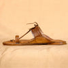 Rustic Allure – Orange-Brown Heritage Kolhapuri Chappal