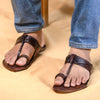 Dodge Heritage – Classic Brown Kolhapuri Chappal for Men
