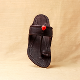 Men's Premium Leather Kolhapuri Chappal - Chestnut  Color