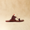Deep Bordo Elegance – Premium Leather Kolhapuri for Men