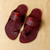 Deep Bordo Elegance – Premium Leather Kolhapuri for Men