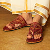 Premium Shahu design men’s Kolhapuri leather chappal handmade