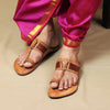 Men’s Kapshi Kolhapuri chappal handmade with natural leather