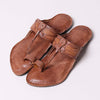 Traditional Kurundwadi Kolhapuri chappal for men handmade leather