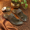 Bold Red Heritage – Timeless Men’s Kolhapuri Chappals