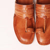Natural open toe T-strap Kolhapuri sandal handmade for men