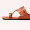 Natural open toe T-strap Kolhapuri sandal handmade for men