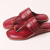 Cherry Red T-strap Kolhapuri men’s handcrafted leather sandal
