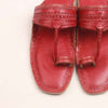 Men's Cherry Red T-Strap Sandals