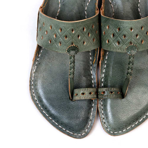 Men’s Punch Patta Kolhapuri leather handmade sandal