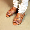 Paramparik Shahu Kolhapuri handmade leather chappal for men