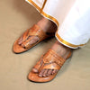 Paramparik Shahu Kolhapuri handmade leather chappal for men