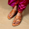 Paramparik Shahu Kolhapuri handmade leather chappal for men