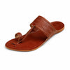 Rajtan Chestnut Classic Kolhapuri Flats