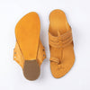 Indian Yellow Handcrafted Kolhapuri Flats