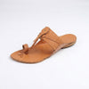 Mayur Natural Textured Kolhapuri Flats