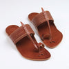 Peshwa Chestnut Handcrafted Kolhapuri Flats