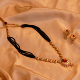 Gold-Plated Modern Chand Mangalsutra – Perfect for Modern Brides